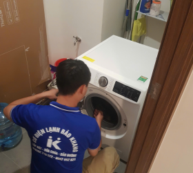 VỆ SINH MÁY GIẶT LỒNG NGANG